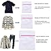 Kakalu® Set of 4 Lingerie Bags for Laundry, Delicates Bra Garment Effective Protection Mesh Zipped Washing Machine Laundry Wash Bag Travel Storage Organize Washer Drying Bag, Premium Quality + Gift