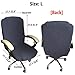 Melaluxe Office Chair Cover - Universal Stretch Desk Chair Cover, Computer Chair Slipcovers (Size: L)