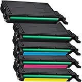 1 Pack + 1 Black of Total 5 Inktoneram® Replacement toner cartridges for Samsung CLP-620 Toner Cartridges CLT-K508L CLT-C508L CLT-M508L CLT-Y508L replacement for Samsung CLP620 Combo Set CLX-6220FX CLX-6250FX CLP-670ND CLP-670N CLP-620ND