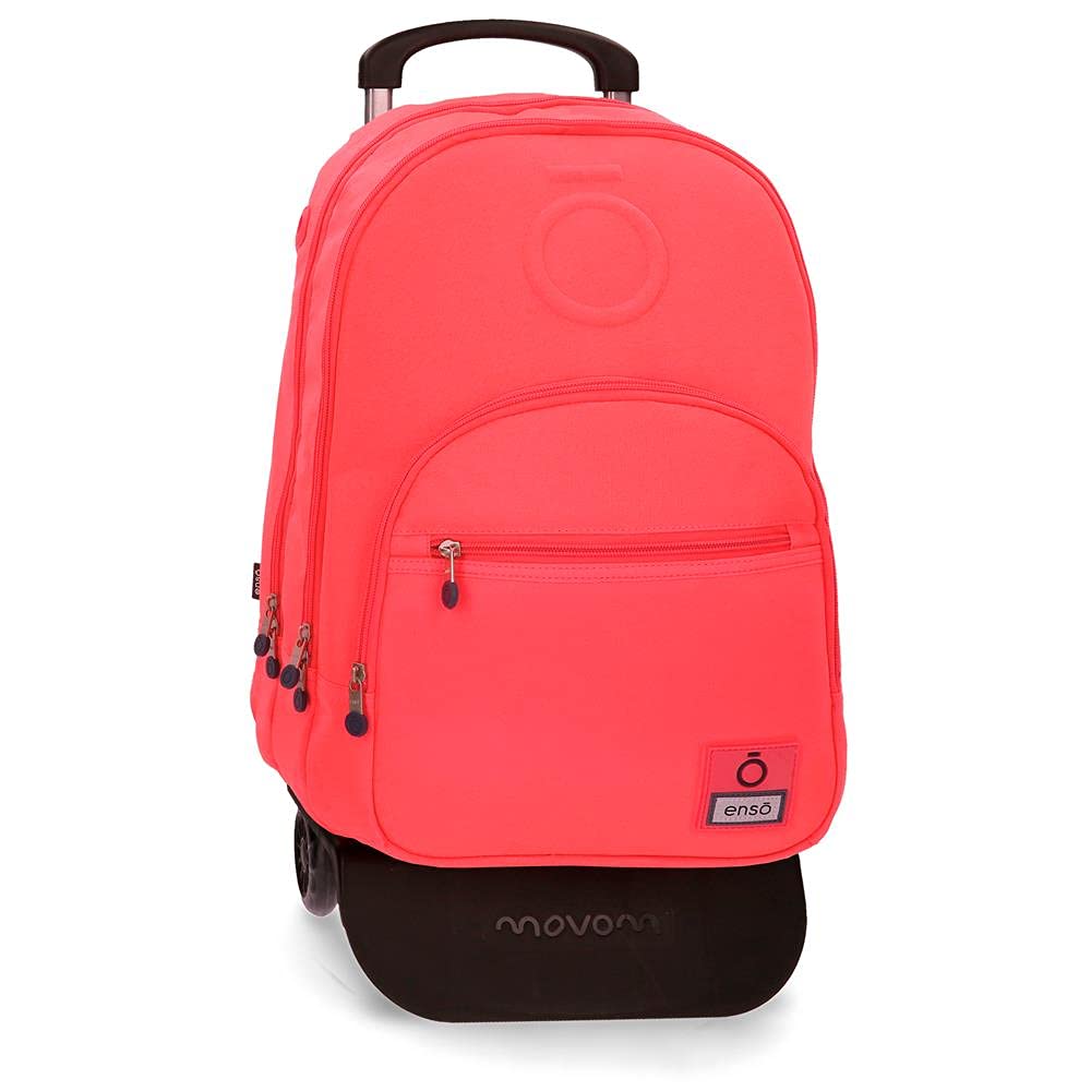 Enso Basic Double compartment Backpack with trolley Orange 32x46x17 cms Polyester 25.02L
