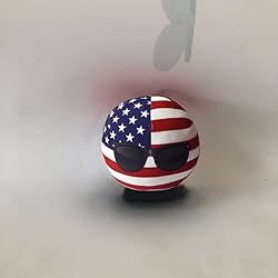 QXXKJDF 7.9-inch 3.9-inch Country Ball Plush