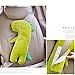 Cute Doll Car Seat Strap Belt Cushion Cover for Kids Children, Adjustable Pillow Pad Vehicle Car Safety Belt Toy Pet Protect Shoulder Chest Child (DinoGreen)