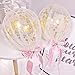 Gold Confetti Party Balloons 100 Pack 12 With Golden Paper Confetti Dots for Party Supplies Wedding Graduation Birthdays Bridal Shower â€¦