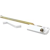 Truth TH 23022 9-1/2 In. Single-Arm Left-Hand Casement Operator, White Finish (Single Pack)