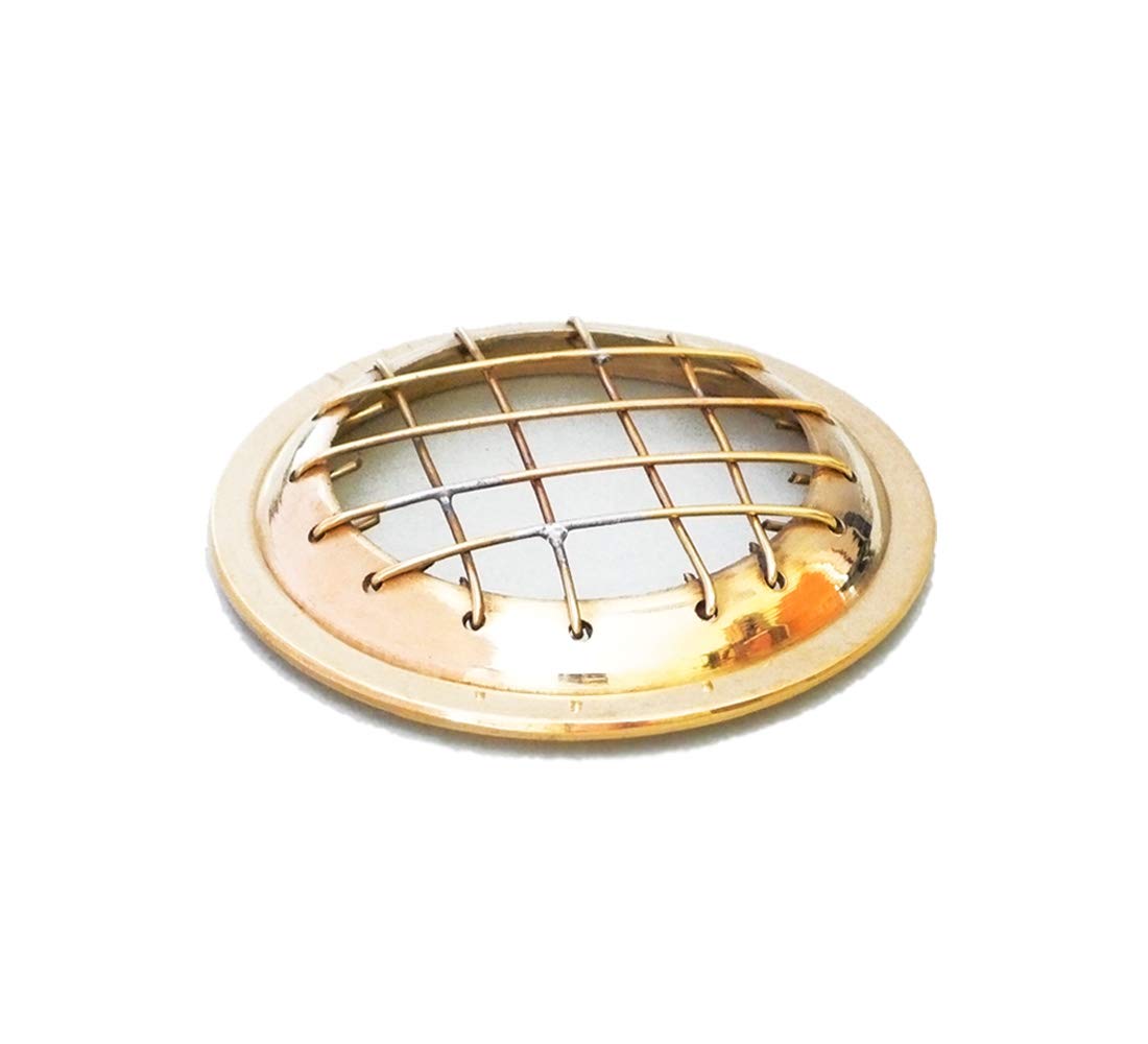 NKlaus Brass grid Ø 58mm for burning charcoal Replacement grid for incense resins Replacement screen for incense burner 4040