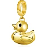 Daixiya Duck Gifts 925 Sterling Silver Duck Charms for Bracelets Animals Duck Jewelry Gifts for Women