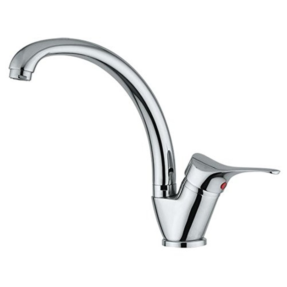 Ambrosiana sei14060000 Faucet Sink Mixer with High Spout, Chrome