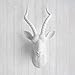 Wall Charmers Large White Faux Antelope Head - 24