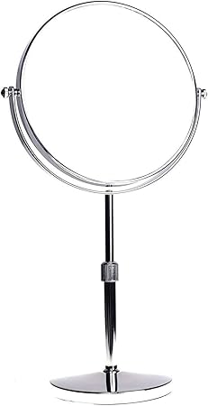 ZCCL Soporte de Altura Ajustable con Aumento de 10x, 8 Pulgadas, Espejo