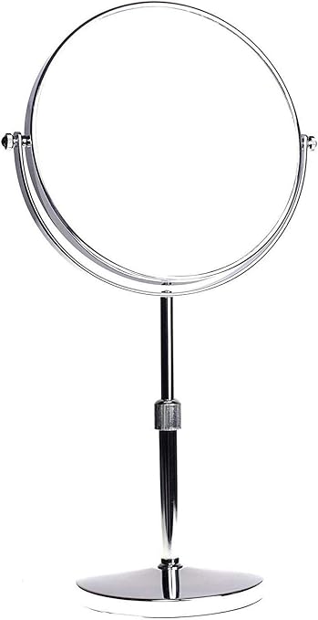 ZCCL Soporte de Altura Ajustable con Aumento de 10x, 8 Pulgadas, Espejo