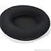 Geekria Comfort Velour Replacement Ear Pads for Sennheiser HD418, HD419, HD428, HD429, HD439, HD438, HD448, HD449 Headphones Ear Cushions, Headset Earpads, Ear Cups Cover Repair Parts (Black)