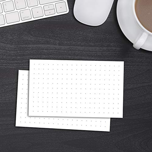 Home Advantage Set of 50 Dot Grid Graph Index Cards (3-x-5-inch) - Thumbnail 3