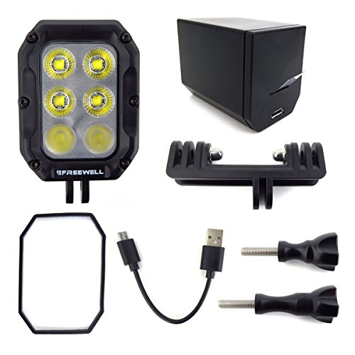 Freewell Underwater Light Compatible With For Gopro Hero 6/5/5S/4/4S/3/2/SJCAM SJ4000/SJ5000/YI Action - Thumbnail 4