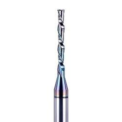 SpeTool 1/8 Inch Spiral Downcut Router Bit 1/4 Inch