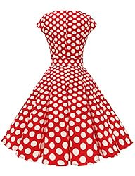 Dressystar 1956 Women Vintage Cocktail Dress 1950s
