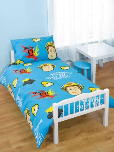 fireman sam cot duvet set