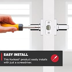 Kwikset Casey Hallway Passage and Bed/Bath Privacy