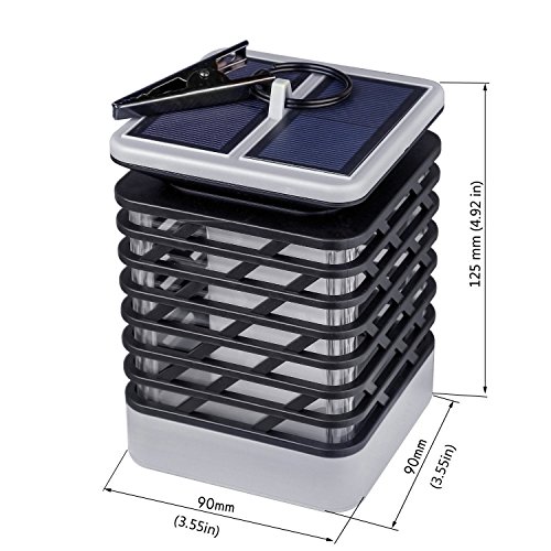 image for Solar Lights Outdoor Espier LED Flickering Flame Torch Lights Solar Po