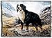 Pure Country Weavers Bernese Mountain Dog Woven Blanket by Robert May - Gift Cotton Tapestry Throw - Made in The USA - 72