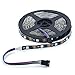 Mokungit 16.4ft 5m APA102-C Individually Addressable Magic Color LED Strip 30 Pixels/m 150 LEDs DC5V (Black PCB Non-waterproof IP20)
