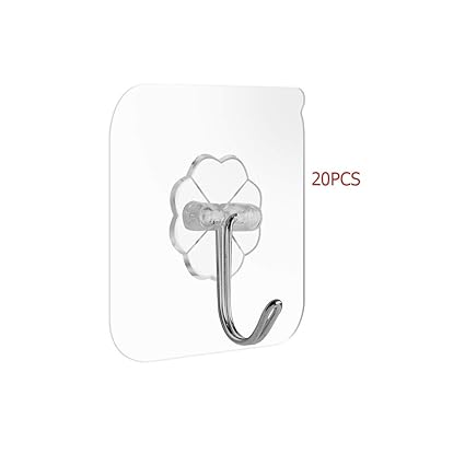 Amazon Com Wall Hooks Adhesive Hooks For Hanging Hooks For Wall