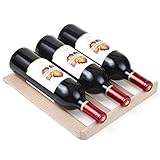 AKDY 21 Bottle Dual Zone Thermoelectric Freestanding Wine Cooler Cellar Chiller Refrigerator Fridge Quiet Operation with Wooden Shevles