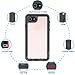 iPhone 7 Waterproof Case, Effun IP68 Certified Underwater Waterproof Shockproof Dirtproof Full Sealed Case Cover for iPhone 7 (4.7 inch) Pink [New Version]