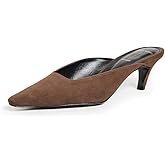 Black Suede Studio Women's Logan Pumps 50mm