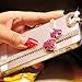 Hundromi iPhone 6S Case,iPhone 6 Case, iPhone 6 6s Cristal Handmade Clear Bling Rhinestone Diamond Hard Shell Anti-Scratch Transparent Clear Back Case for iPhone 6/6s 4.7 inch Screen(Pink Bow)