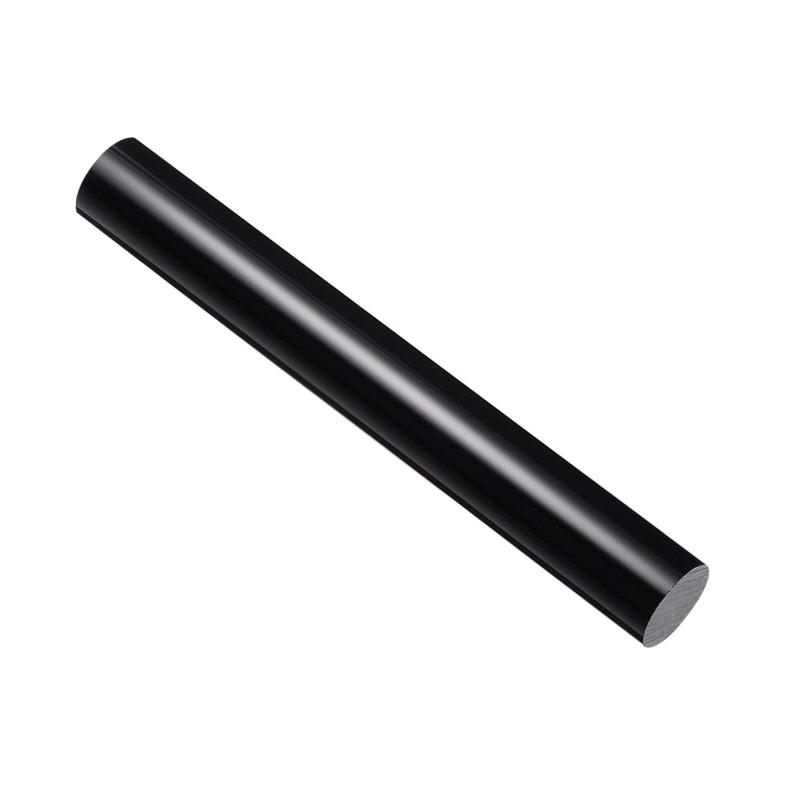 CoCud Acrylic Clay Roller, 8 Inch Length 1 Inch Dia., Acrylic Non-Stick Rolling Pin Roller Black - (Applications: for Shaping Sculpting)