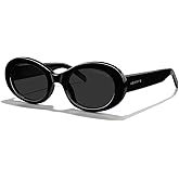 MERRY'S Modern Oval Round Acetate Sunglasses for Women UV400 Polarized Sunglasses S6191