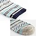 Zmart 5 Pack Womens Soft Warm Thick Knit Wool Cozy Crew Socks Vintage Fall Winter