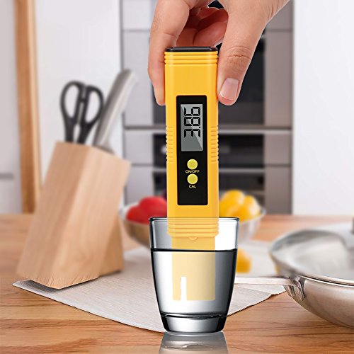 Digital PH Meter, 0.01 Resolution Pocket Size Water Quality Tester with ATC 0-26 pH Measurement Range for Household Drinking Water, Aquarium, Swimming Pools, Hydroponics - Thumbnail 6
