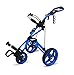 Rovic Model RV3J Junior | Youth 3-Wheel Golf Push Cart (Blue)