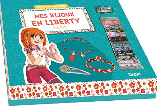 Mes bijoux en Liberty avec Kate : Avec du biais, du cordon, des anneaux dorés by 