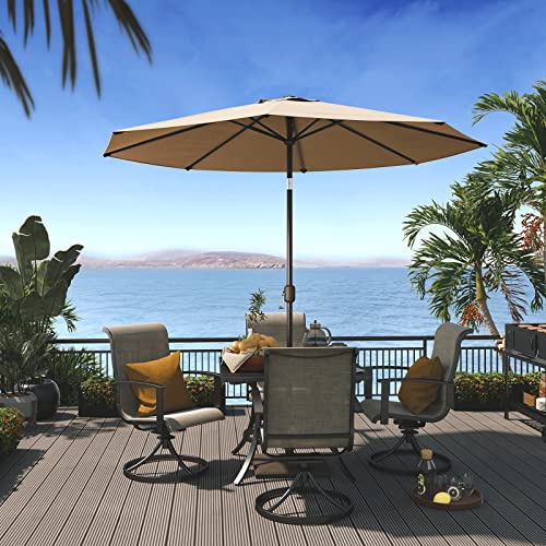 Grand patio 9 FT Enhanced Aluminum Patio Umbrella, UV Protected outdoor