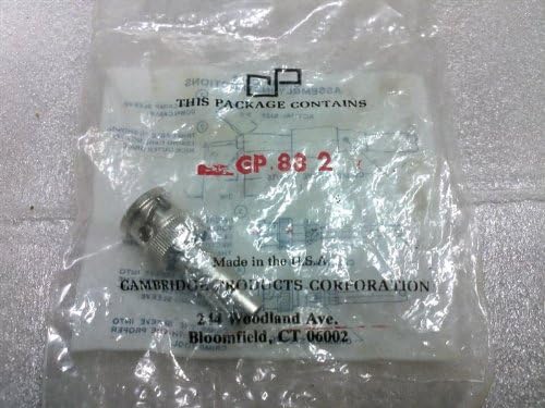 Cambridge Products CP882 Crimp BNC Male Connector