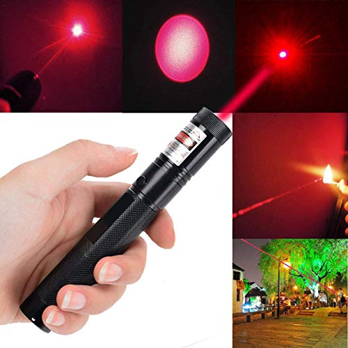 Jemine Red Light Pointer High Power Visible Beam with USB Rechargeable Adjustable Focus for Hunting Hiking