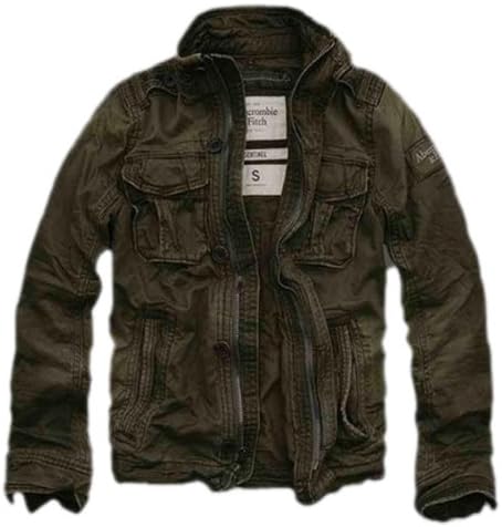 Amazon アバクロンビー フィッチ Abercrombie Fitch メンズ M 65タイプ ミリタリージャケット Sentinel Jacket 並行輸入品 ダークオリーブ M Tシャツ カットソー 通販