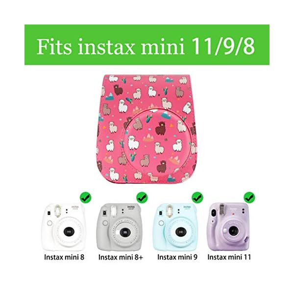 Yosuny Portable Case Kompatibel mit Fujifilm Instax Mini 11 Sofortbildkamera mit verstellbarem Gurt und… – Bild 3