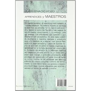 Aprendices y maestros / Learners and Teachers: La psicologia cognitiva del aprendizaje / Cognitive Psychology of Learning (Psicologia / Psychology) (S