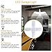 Deformable LED Ceiling Lights 2 Pack - 60W E26 6000LM Daylight White with 4 Adjustable Panels, Ideal for Garage, Warehouse, Basement