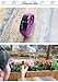 Sabuy Smart Band with Heart Rate Monitor Fitness Activity Tracker Sleep Counter Wireless Pedometer Wristband Sweatproof Sports Bracelet (Purple)