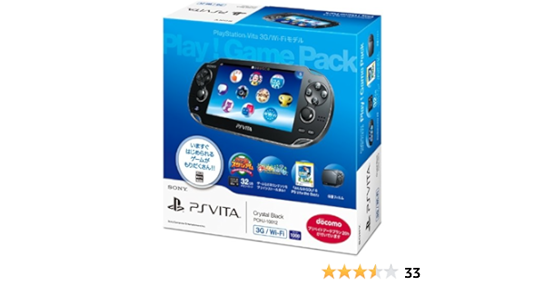 Amazon Com Playstaiton Vita 3g Wi Fi Model Play Game Pack Pchj Video Games