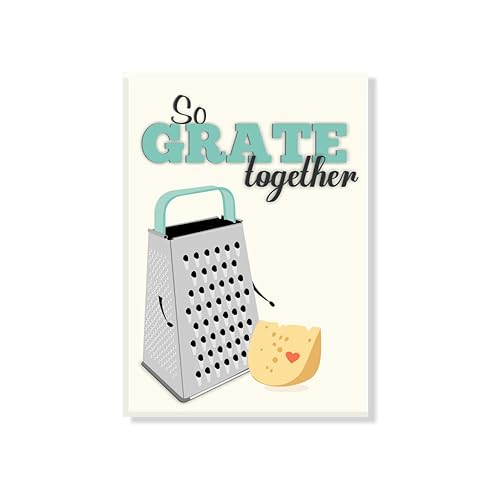 Amazon Com So Grate Together Cheese Pun Magnet 2 5 X 3 5 Handmade