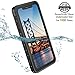 Temdan iPhone XR Waterproof Case, Unique Series Waterproof Full-Body Rugged Case Heavy Duty Support Wireless Charging Built in Screen Protector Underwater Waterproof Case for iPhone XR 6.1inch 2018