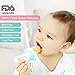 Baby Food Feeder - Hombae Fruit Feeder Pacifier - Mesh Baby Feeder - Baby Fruit Mesh Feeder - Baby Fresh Fruit Pacifier - Fruit Pacifier Feeder, Baby Nibbler, 2 Pack with 6 Nipples.