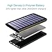 Solar Charger WOOYHN 24000mAh Battery Pack High Capacity Solar Power Bank with USB Fan and 3 USB Port External Portable Charger for iPhone, iPad, Samsung, HTC, and other Tablet (Black-Yellow)