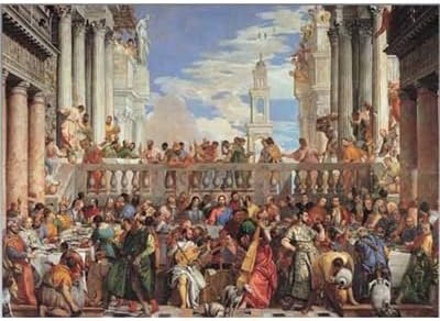'International Publishing Gold 3001 N15992G 1000-Piece Puzzle Veronese Le Nozze di Cana Jigsaw Puzzle 2,000 Pieces