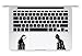 Batman VS Joker Superhero Macbook Trackpad Keyboard Apple Laptop Vinyl Sticker Decal